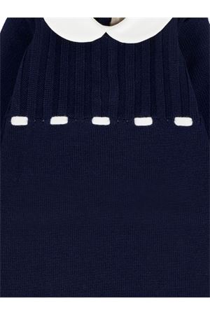 blue wool romper LITTLE BEAR KIDS | 2125BLULATTE